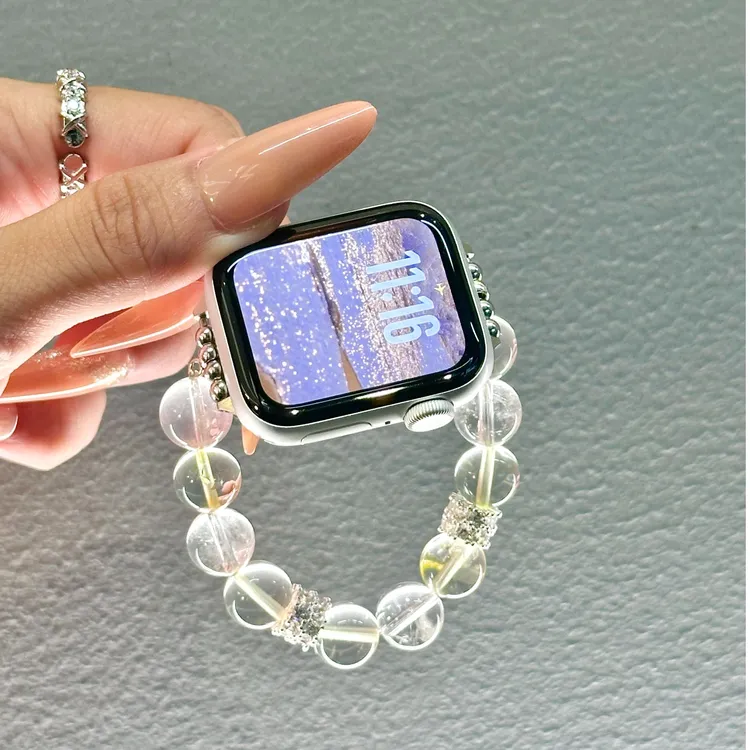 瑞馨宜柠檬晶适用于iwatch表带苹果手表表带高级感S9/S1146mm女生