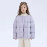 冬季棉服女童女宝宝冬常规款保暖厚款百搭淑女休闲风纯色