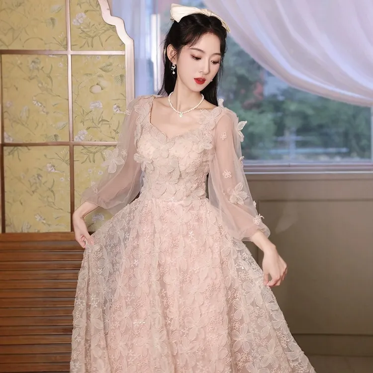 18岁成人礼礼服女装高端2025新款宴会晚裙高级感轻奢小众法式气质