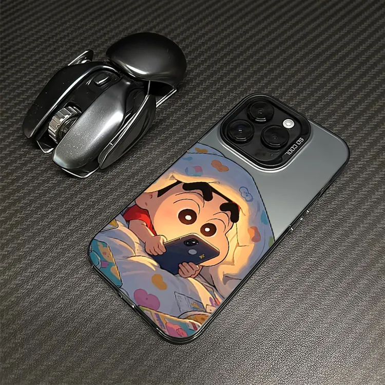 被窝小新适用iphone17苹果16promax手机壳15保护14套13磨砂12创意