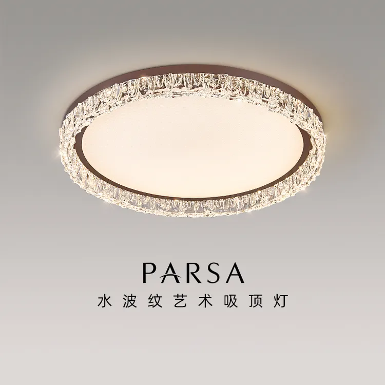 帕莎 卧室吸顶灯 2026新款中古风卧室书房灯创意个性亚克力灯具