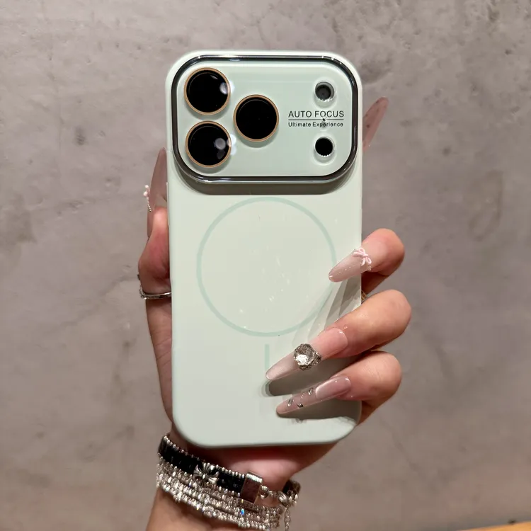 高级感大视窗液态磁吸适用苹果16/17pro max手机壳iPhone15