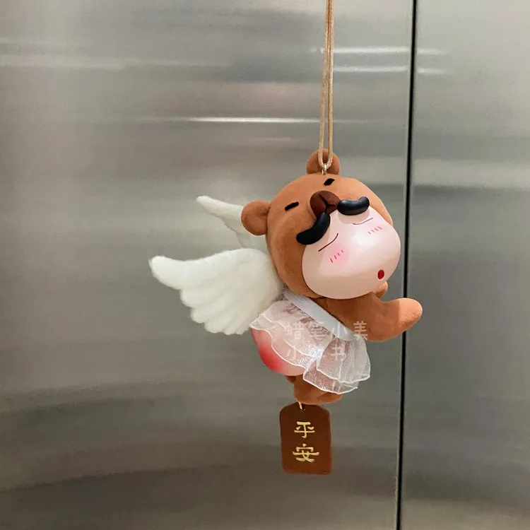 小新植绒pp熊【独家】DIY挂件礼物高质量12cm后视镜装饰品