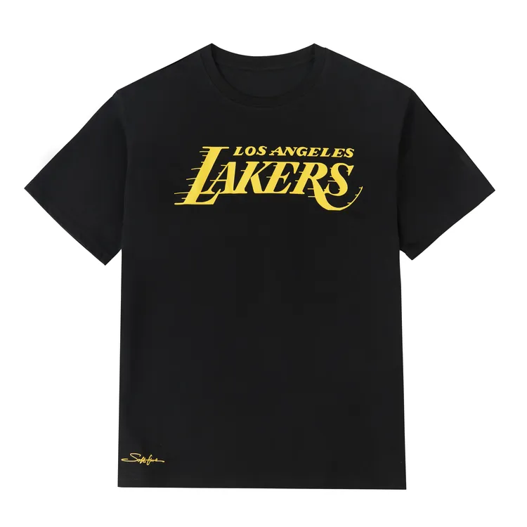 NBA联名湖人队时尚休闲T桖SOFTFIRE