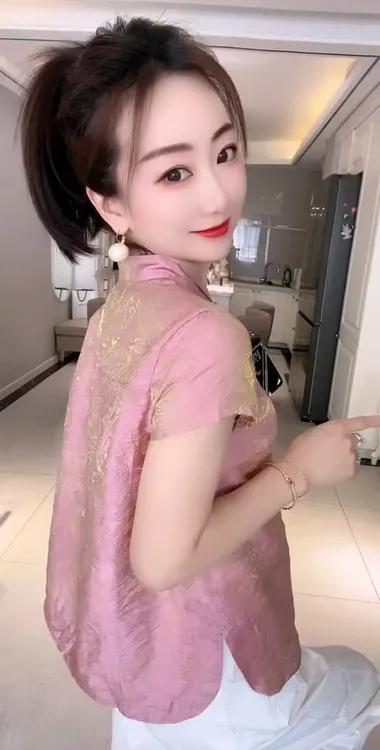 国风盘扣立领短袖衬衫女2025年夏季新款设计感小众新中式别致上衣