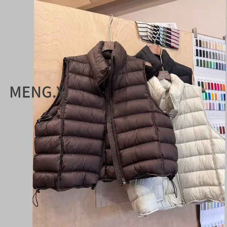 MENG.YI立领抽绳泡芙云感90羽绒 5323