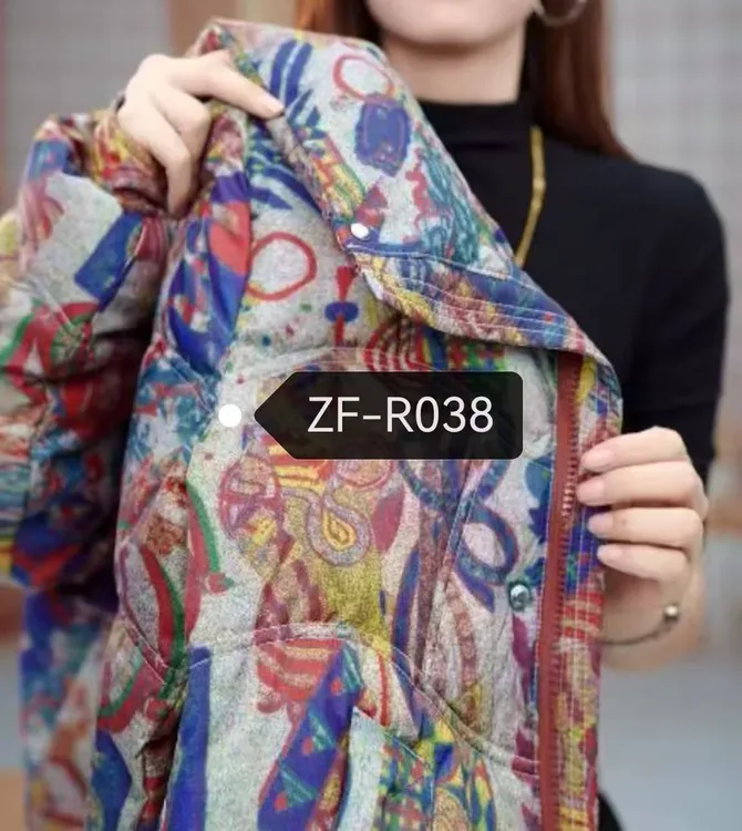 【甄选大朵鸭绒】原版正品保暖气质减龄修身鸭绒服ZF-R038