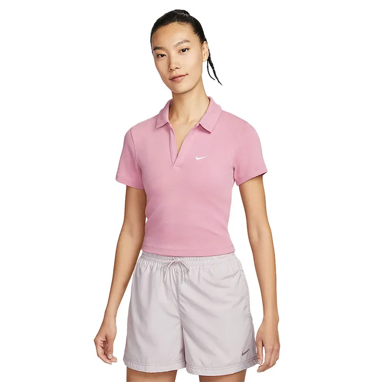 NIKE耐克女子AS W NSW ESSNTL SS POLO CRP TO短T恤DV7885-699