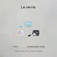 格格【可爱少女心】新款萌趣卡通手拿包三层拼色收纳零钱包