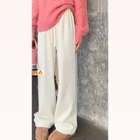 【海南简爱】直筒糯米裤舒适显瘦拖地长裤26081