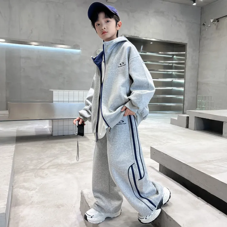 儿童装男童秋装外套套装2025新款大童春秋款帅气秋季洋气运动时髦