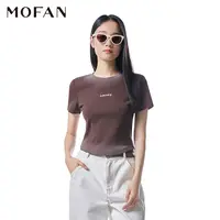 【尚雅专属】MOFAN摩凡夏新款巧克力棕T恤MAT564229