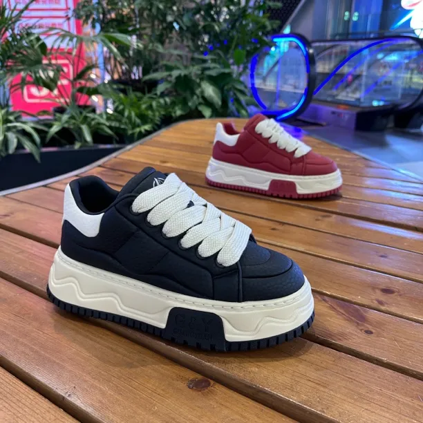 增高666-89-1厚款冬季加绒棉鞋时尚休闲鞋鞋子百搭时尚休闲厚底