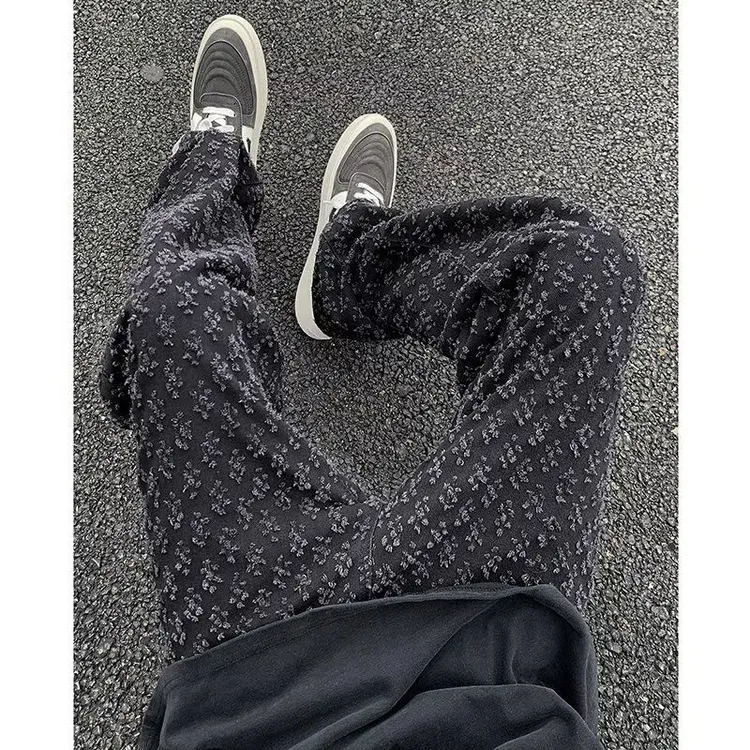 2025年新款春夏百搭裤子休闲打底外穿宽松牛仔裤炸街痞帅炸街潮流