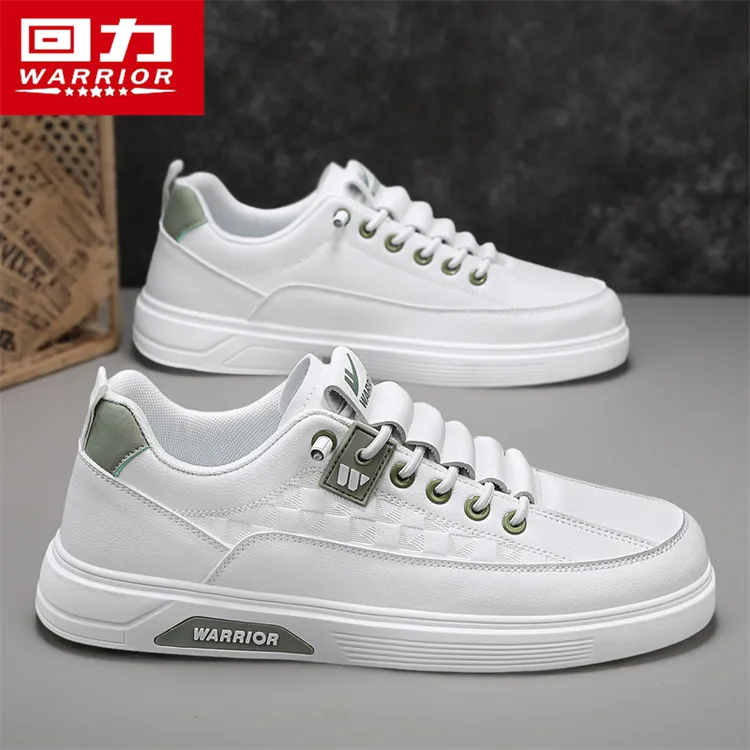 回力男鞋2025冬季新款一脚蹬皮面小白鞋百搭男士轻便运动休闲板鞋