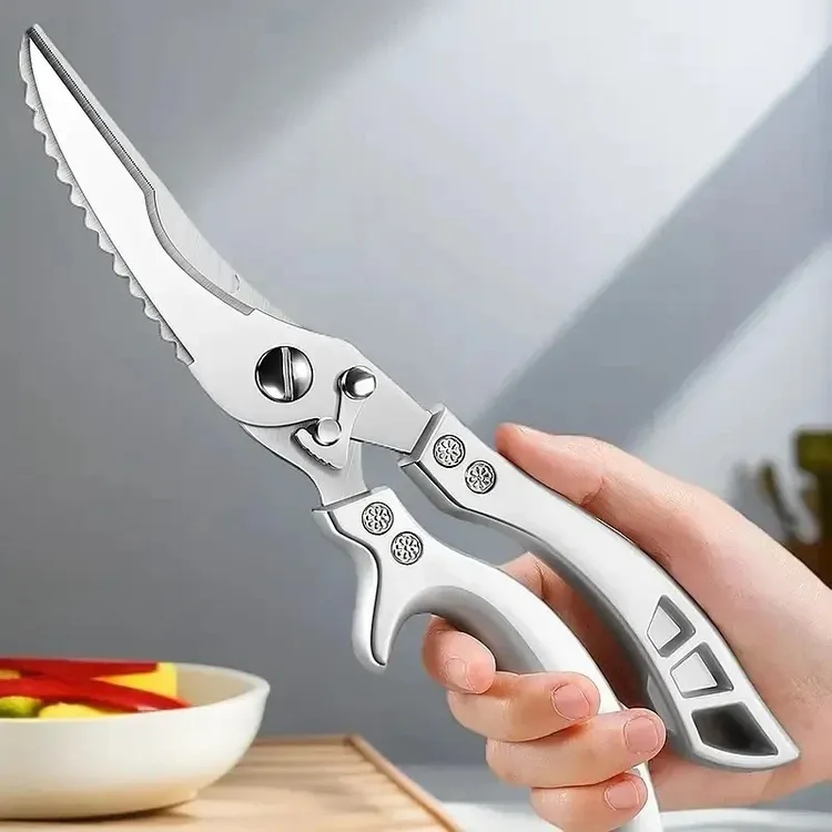 德国鸡骨剪刀厨房强力家用剪鸡鸭鹅肉骨头专用不锈钢多功能剪J431