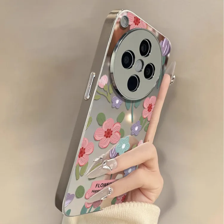 油画花朵适用oppofindx8手机壳春夏新女款小众超薄高级感创意防摔