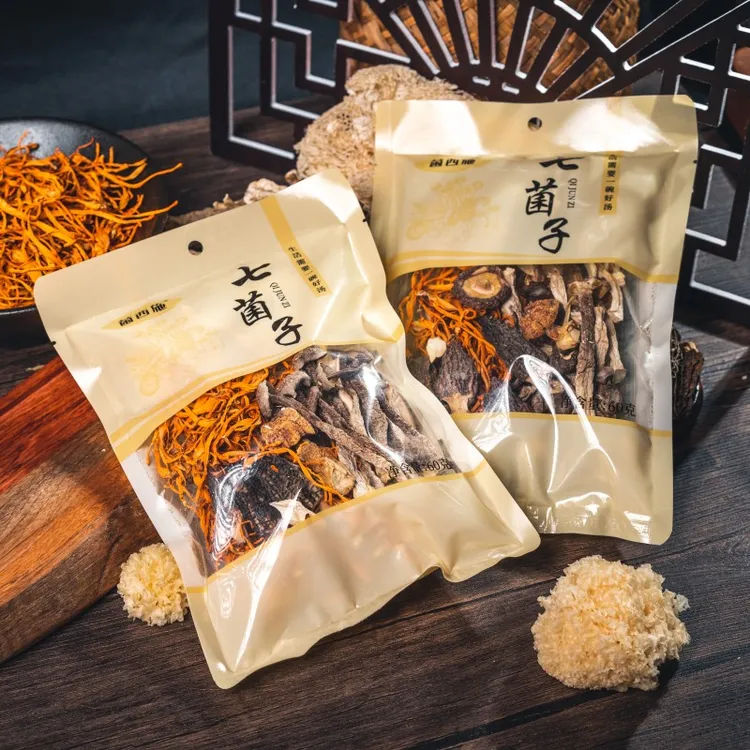 七菌子菌菇汤煲汤材料食材真材实料营养丰富汤鲜味美菌香浓郁汤包