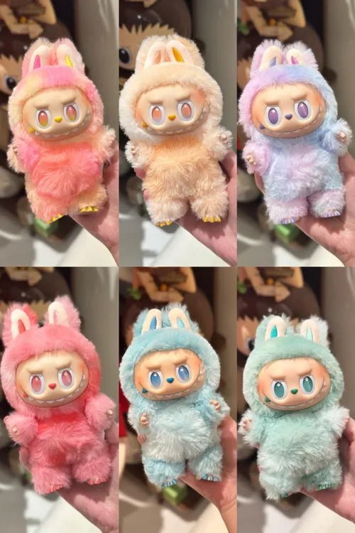 马卡龙系列三代潮玩毛绒玩偶带运费险和礼盒