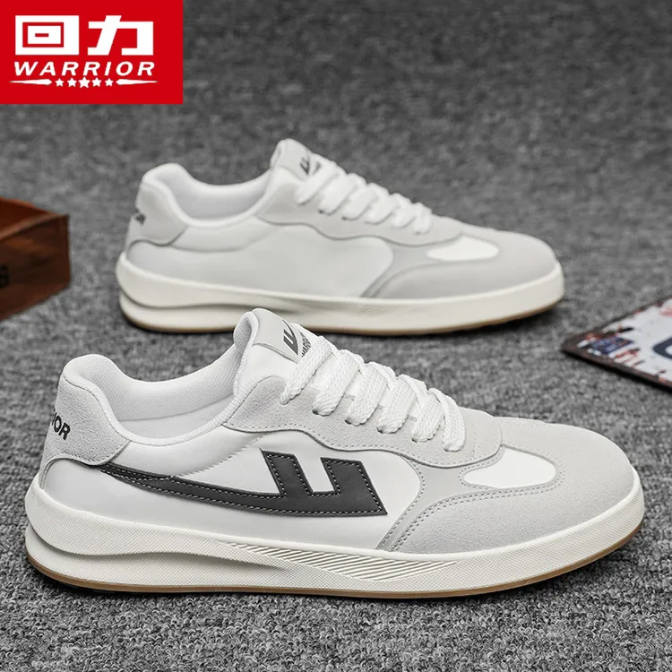 回力白色德训鞋男款2025新款夏季透气休闲板鞋学生百搭运动帆布鞋