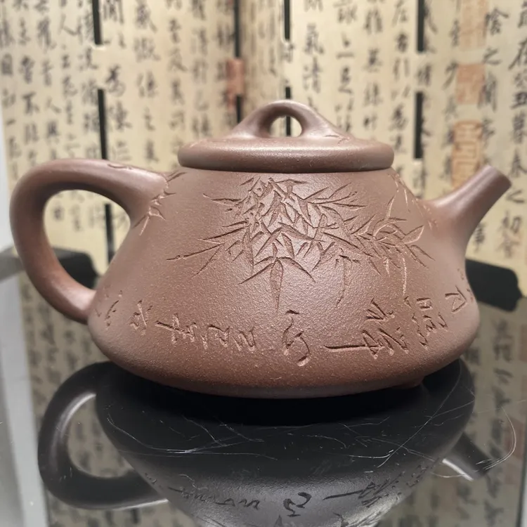 宜兴150cc子冶石瓢茶壶泡茶壶小品茶壶高级茶具家用泡茶茶具
