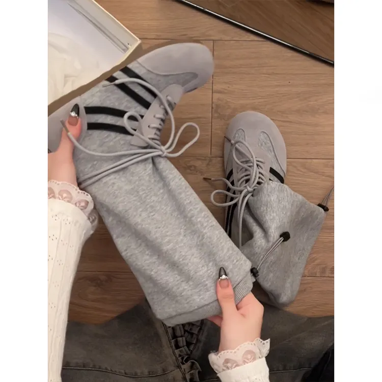 复古小个子增高厚底靴子女2025新款秋季配裙子百搭软底德训中筒靴