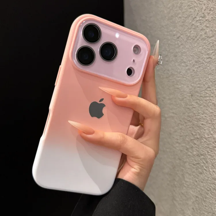 高级渐变晕染适用苹果17promax手机壳网红iPhone16创意15个性14女