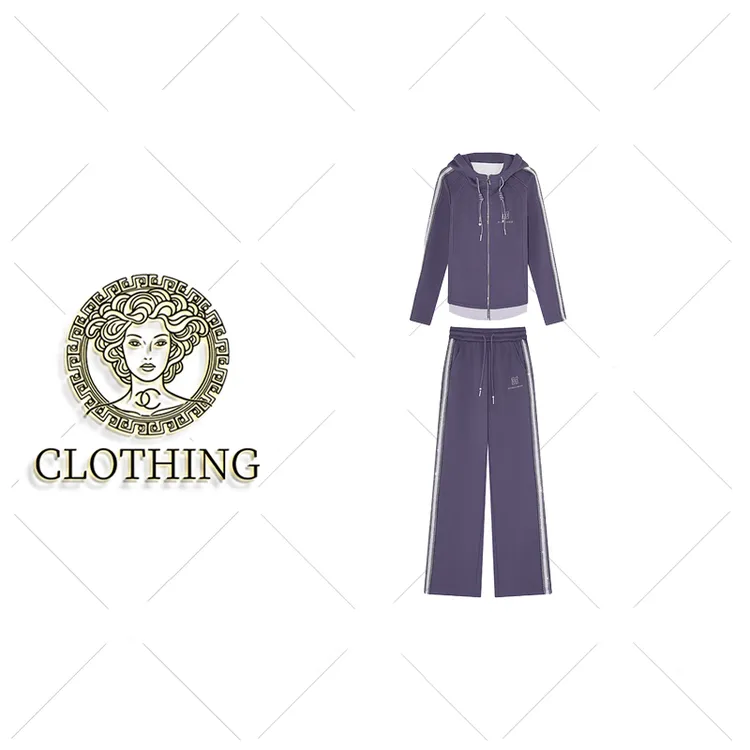 【CLOTHING/原创设计】B98386新款洋气百搭休闲套装