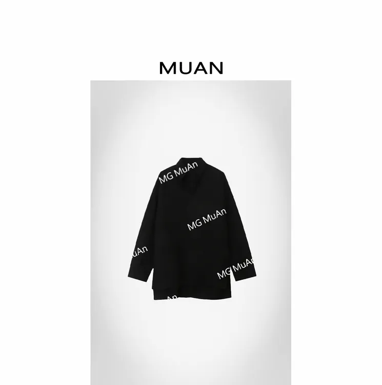 木岸MUAN：《如梦令衬衫》定制宽松不规则设计感衬衫上衣女DG3-8893