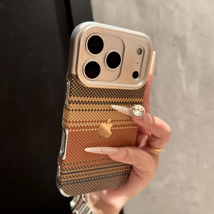 适用iPhone17ProMax手机壳轻奢16高级15防摔14皮质13男女保护套潮