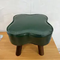 四叶草凳子家用矮凳门口换鞋凳实木小凳子小孩沙发茶几凳皮凳P2