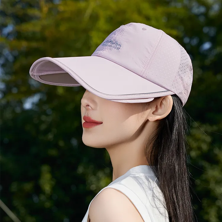 帽子遮阳帽女防晒防紫外线速干薄款太阳帽男款大帽檐钓鱼鸭舌帽子
