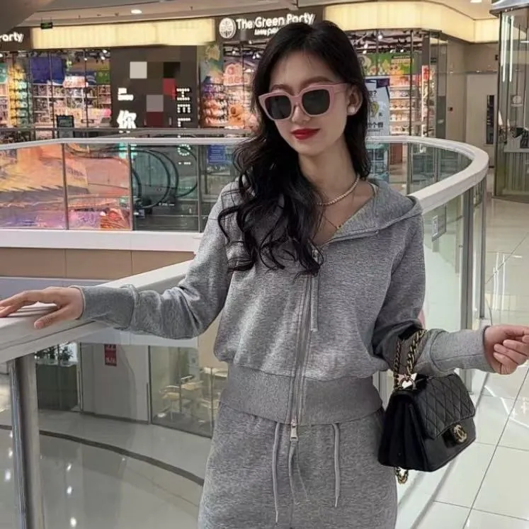 时尚休闲运动春季显瘦洋气百搭宽松套装