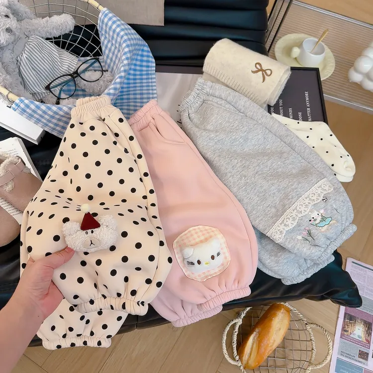 2025新款冬季儿童卫裤爆款童装加厚时尚新款百搭保暖加绒运动裤