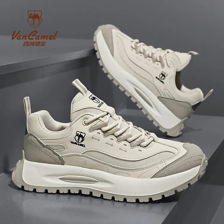 VANCAMEL/西域骆驼户外运动潮流休闲鞋四季搭时尚板鞋四季跑步鞋