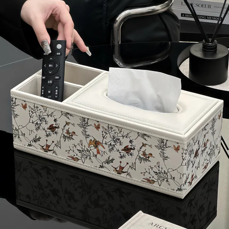 高颜值纸巾盒家用客厅纸抽盒茶几遥控器收纳盒餐厅抽纸盒子新款