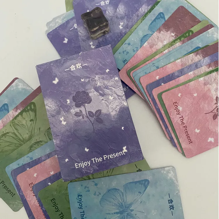 【蝶恋花限定卡牌】合欢卡牌蝶恋花扑克牌双人互动游戏情侣创意卡片