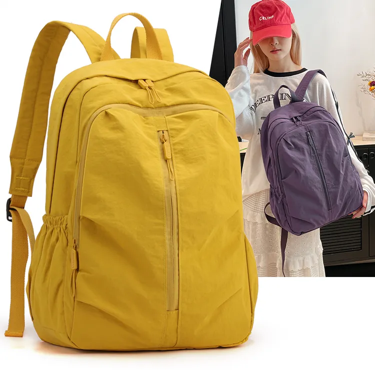 2025新款泡芙休闲轻便大容量通勤旅行布包百搭防水超轻双肩包602