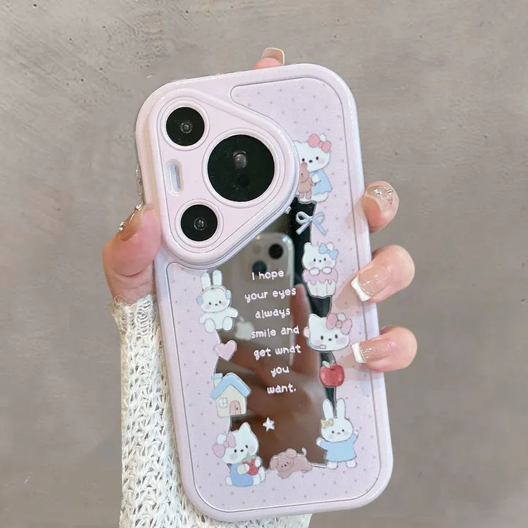 适用于华为pura70手机壳pura80新款pro可爱卡通pro+全包防摔ultra