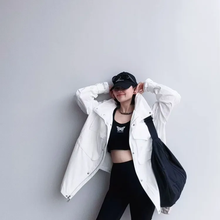 原创设计师品牌极致家阔版休闲男女工装大白色衬衣宽松外套中长款