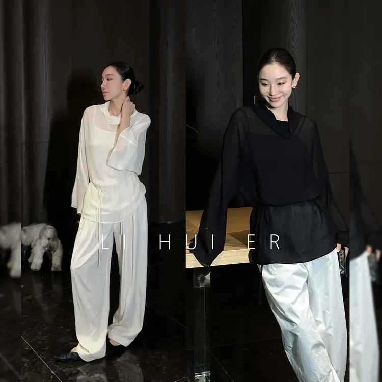 LiHuiEr李慧儿【山尔乌托邦】夏季气质时尚休闲简约两件套LL02554