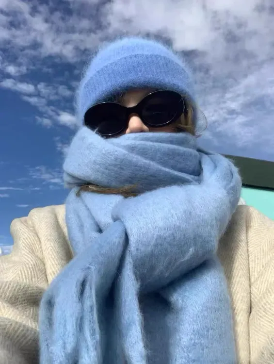 【厂家直销】韩系ins风围巾秋冬暖和围巾合集