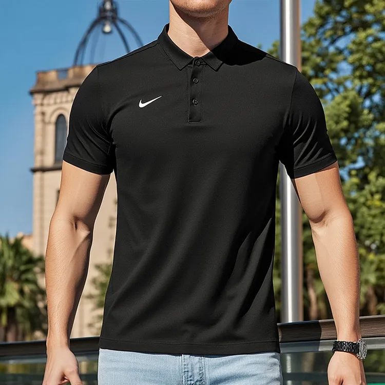 【流光风】Nike耐克翻领POLO短袖男夏季新款商务健身运动服IB8831