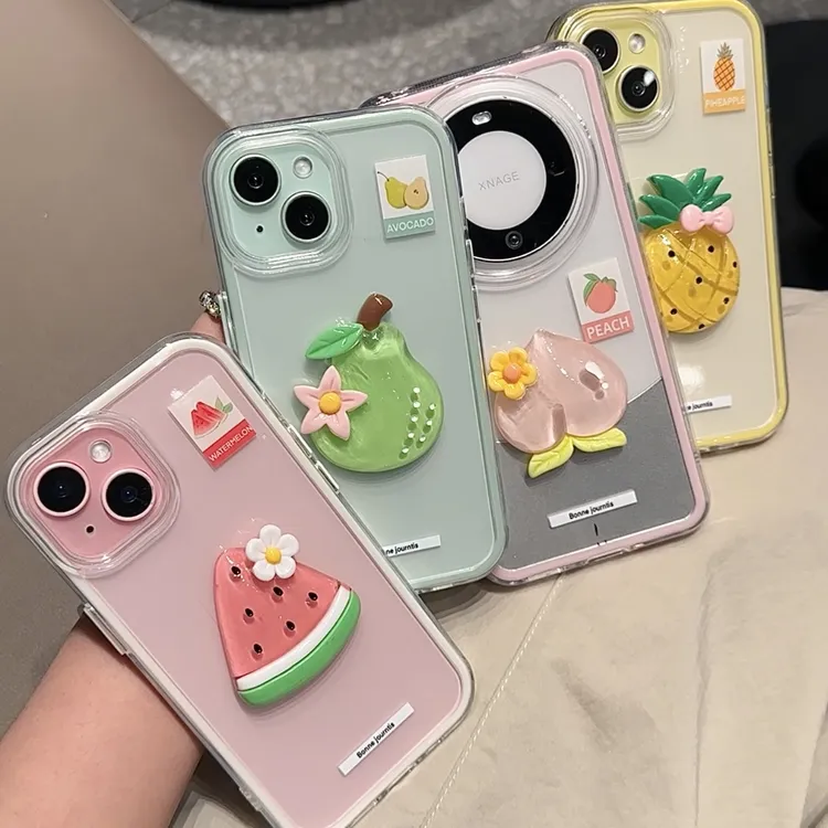 雅天立夏日水果贴件适用苹果16手机壳iPhone13华为P70vivoppo小米