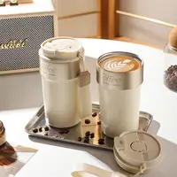 舍里外出携带咖啡杯不锈钢内胆保温杯高颜值车载水杯随行保冷杯子