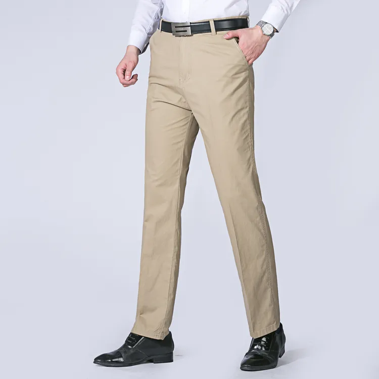 【现货现发】男士西裤2025薄款商务直筒宽松休闲长裤男春夏-L29