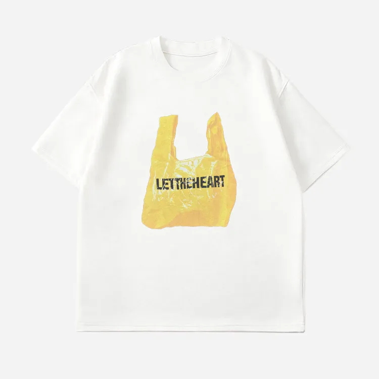 美式潮牌印花短袖T恤夏季新款男生重磅百搭休闲半袖宽松潮流上衣