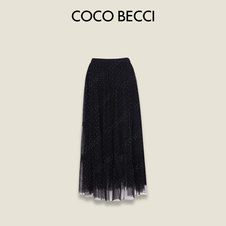 COCO BECCI【漫天星河】珍珠絮语蕾丝温柔梦幻半裙CFXYC171060