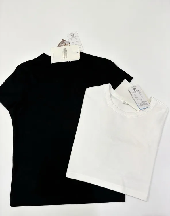 韩版简单上衣短袖正肩圆领新款修身显瘦秋冬打底衫纯棉时尚秋季