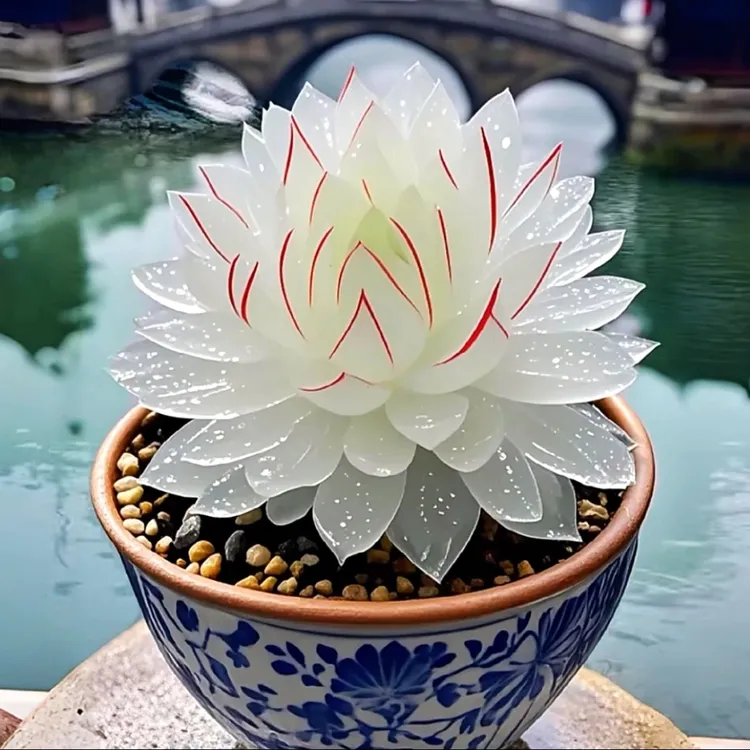 爆款白娘子蓝镜宝莲灯樱水晶玉露多肉植物办公室好养组合盆栽花卉